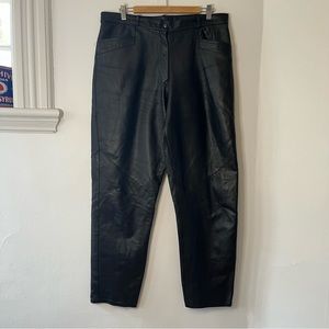 VINTAGE leather pants